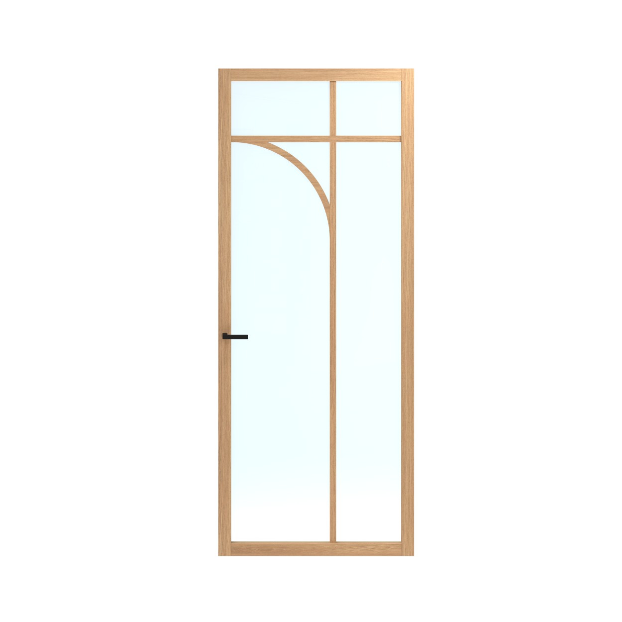 Binnendeur Skantrae SSL 14811 Blank Glas Natural Oak
